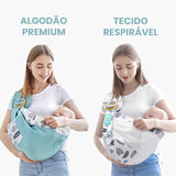 Bolsa Canguru para Bebês, Multifuncional, Algodão Premium